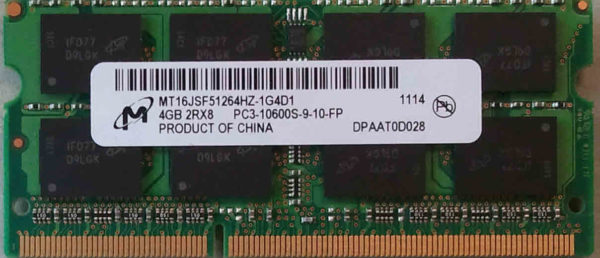 Micron 4GB PC3-10600S