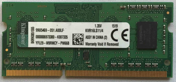 Kingston 4GB PC3L-12800S