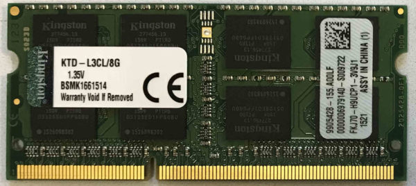 Kingston 8GB PC3L-12800S