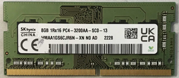 SKhynix 8GB PC4-3200AA-SC0-13